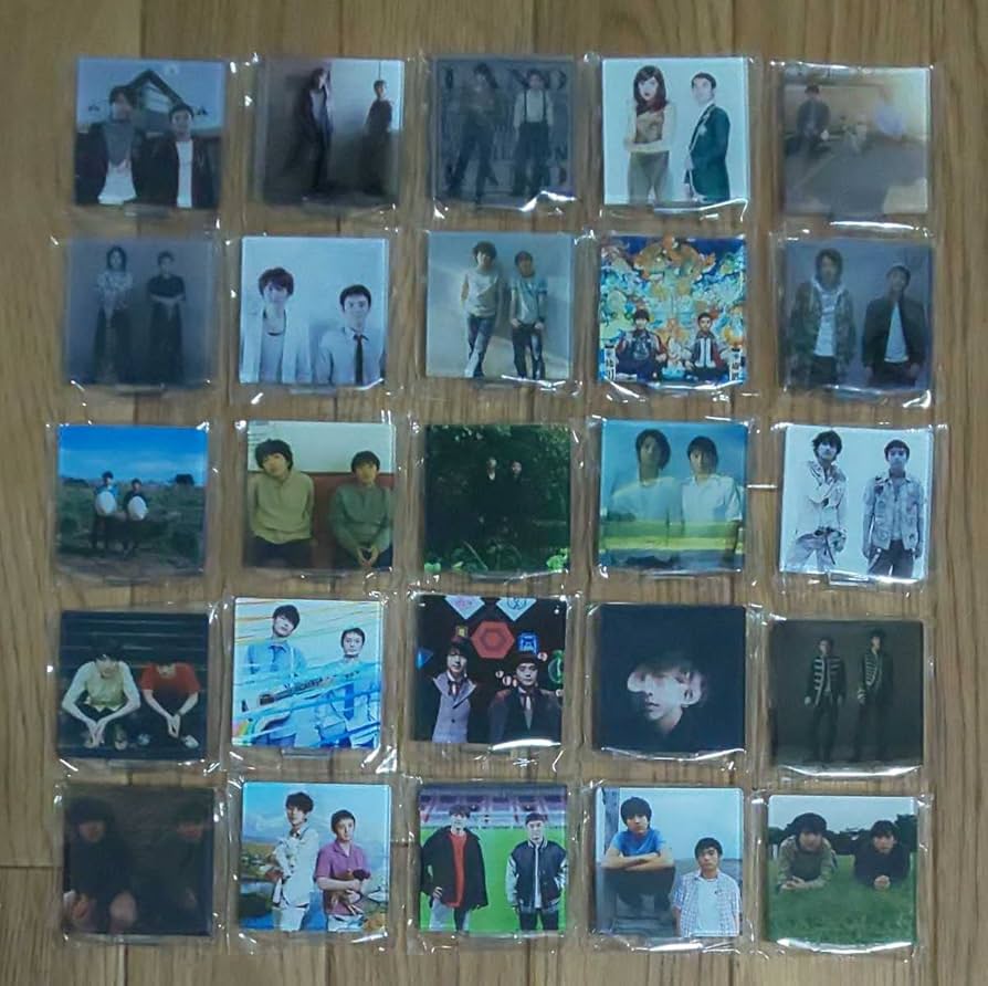ゆずPEOPLEガチャ歴代アーチスト写真アクリルスタンド25種コンプリ